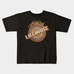 Tshirt Music Designs Vintage Retro - lifehouse Kids T-Shirt